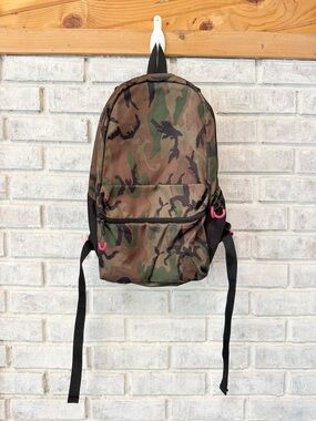 Jordan Camouflage Casual Backpack for Men - Green/Brown Camo